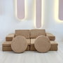 Atelier Del Sofa Puzzle - Camel Sofá cama de 2 plazas